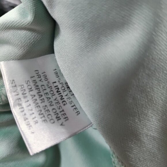 Marine Blu Whimsy Wedding Bridesmaid Maxi Dress Sage Green Women's Size Small - Picture 10 of 10